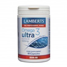 Omega 3 Ultra | Lamberts | 60 Cáps de 1300 mgr | sist. Nervioso – sist. Cardiovascular
