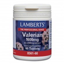Valeriana 1.600 mg  | Lamberts |60 tabletas |  estrés - ansiedad -trastornos del sueño