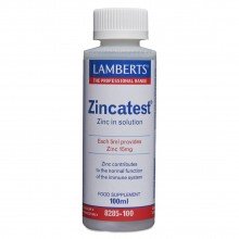 Zincatest líquido | Lamberts | 100 ml. | Piel – uñas – pelo – sistema inmune