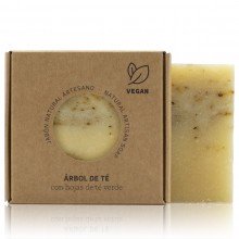 Jabón Natural Premium Artesano |Árbol de Té |SyS|100gr.| propiedades antioxidantes y reparadoras