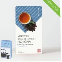 Hojicha Roasted Green tea| ClearSpring| 20 bolsitas| Té Verde Japonés Tostado