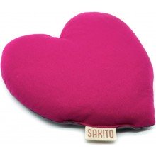 Corazón Térmico Rosa | Sakito | 25 x 25 cm cm | semillas de trigo y Lavanda