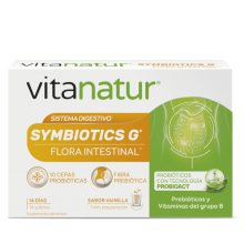 Simbiotics G| Vitanatur | 14 sobres de 2.5g | ayuda a regular el tránsito y la flora intestinal
