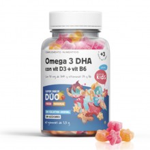 Omega 3 DHA Gummies | Herbora |60 gominolas | Naranja y fresa