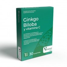 Ginkgo biloba y vitamina C | Herbora |30 comp de 1.000 mg| Varices - hemorroides