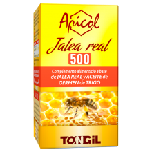 Jalea Real 500|Apicol - Tongil  |60 Perlas| Equivalente a 1000mg de Jalea Real fresca
