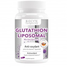 Glutathion liposomal | Biocyte|30 capsulas |protege las células frente al estrés oxidativo