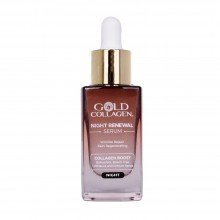 Gold Collagen Night Renewal Serum| Minerva Ltd | 30ml|Reparador y redensificante