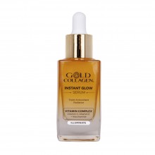Gold Collagen Serum Instant Glow| Minerva Ltd | 30ml|piel radiante y luminosa al instante