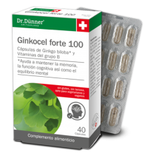 Ginkocel Forte Sin Gluten| Dr. Dünner |40 Caps.| funcionamiento del sistema nervioso