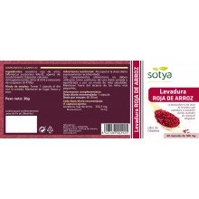 Levadura Roja de Arroz | Sotya |730 mg 60caps|Favorece la buena salud del sistema cardiovascular