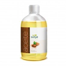 Aceite de Almendras Dulces| Sotya | 500 ml |100% puro|ideal para realizar masajes corporales