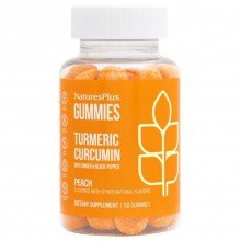 Gummies Curcuma|Nature's Plus |60 gominolas|actividad antiinflamatoria y antioxidante