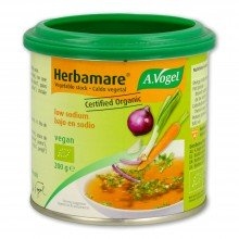 Caldo Vegetal  Herbamare - BAJO EN SODIO | A.Vogel | Bote 200gr | Dietas bajas en sal - Hipertensión