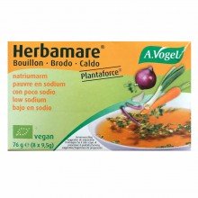 Caldo Vegetal Herbamare - BAJOS EN SODIO | A.Vogel | 8Cubitos | Dietas bajas en sal - Hipertensión