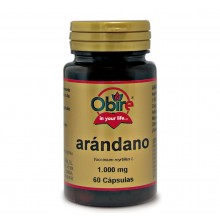 Arándano - Mirtilo |1000 mg | Obire | 60 cápsulas | Bienestar de Micro Circulación y de la Vista