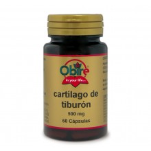 Cartilago de tiburon 500 mg|Obire|60 capsulas|mejora de las articulaciones