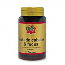 Cola de caballo + fucus 400 mg|Obire|90 capsulas| facilita la eliminación de líquidos