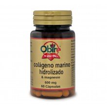 Colageno marino + magnesio 600 mg|Obire|60 capsulas|regeneración de los huesos- piel- tendones y músculos