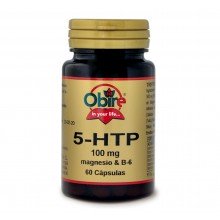 Griffonia 500 mg (5-HTP) + magnesio + B-6|Obire|60 capsulas|aumenta los niveles de Serotonina