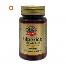 Hiperico 100 mg (Ext seco)|Obire|100 comprimidos| mejora del estado de ánimo