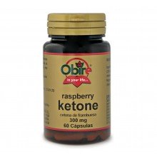 Ketonas de frambuesa 300 mg |Obire|60 capsulas| Ayuda complementaria en su dieta para la pérdida de peso