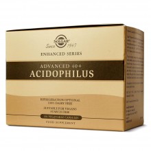40 Plus Acidophilus Avanzado  | Solgar | 120 Cáps | Probiótico - Sis. Digestivo