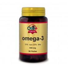 Omega-3 35%-25% 500 mg|Obire| 90 perlas| nos protege de enfermedades cardiacas