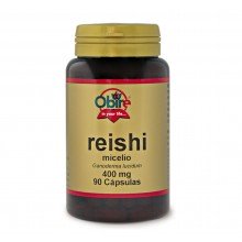 Reishi 400 mg|Obire|90 cápsulas|Reduce los niveles de colesterol en sangre