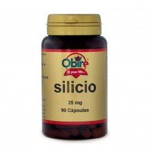 Silicio 25 mg|Obire|90 cápsulas| ideado para aportar flexibilidad a las articulaciones