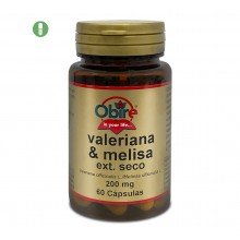 Valeriana + melisa 200 mg |Obire|60 capsulas|alivia los estados de tensión y consigue un sueño de calidad
