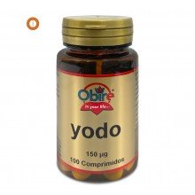 Yodo 150 mcg |Obire|100 comprimidos|correcta producción de hormonas tiroideas