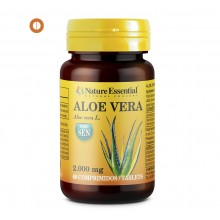 Aloe vera 2000 mg con sen|Nature Essential|60 comprimidos|ayuda a combatir el estreñimiento