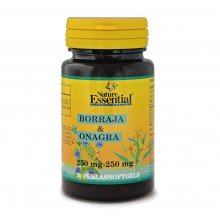 Borraja & onagra 500 mg|Nature Essential|50 perlas|ayuda a sobrellevar los síntomas pre-menstruales