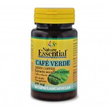 Café verde 200 mg|Nature Essential|60 cápsulas| Aumenta la lipólisis y la sensación de saciedad