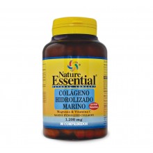 Colágeno marino + magnesio 1200mg|Nature Essential|90 compr|regeneración de los huesos- piel- tendones y músculos