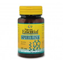 Espirulina 400 mg|Nature Essential|100 comprimidos|produce sensación de saciedad