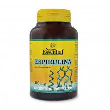 Espirulina 400 mg|Nature Essential|250 comprimidos|produce sensación de saciedad
