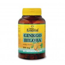 Ginkgo biloba 500 mg (ext seco)|Nature Essential|250 comprimidos|previene la formación de coágulos