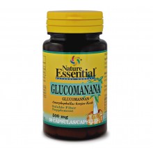 Glucomanana - Glucomanano | Nature Essential |50 Cáp 500mg | Saciante para Perder Peso