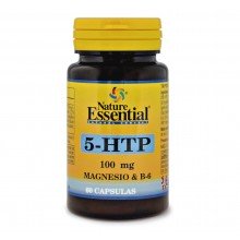 Griffonia 500 mg (5-HTP) + magnesio + B-6|Nature Essential|60 capsulas|aumenta los niveles de Serotonina