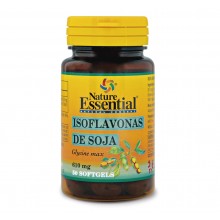 Isoflavonas de soja 620 mg|Nature Essential|50 perlas| ayudan a combatir las reglas dolorosas
