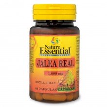 Jalea real 1000 mg|Nature Essential|60 cápsulas|aporta vitalidad y energía