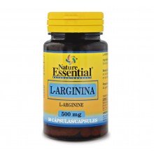 L-arginina 500 mg|Nature Essential|50 cápsulas|reduce el nivel de colesterol