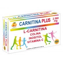 L-Carnitina Plus 10ml|20 Ampollas|Robis|Prevención de la fatiga muscular