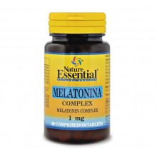 Melatonina 1 mg (complex)|Nature Essential| 60 comprimidos|Mejora la calidad del sueño y el descanso