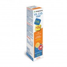 Vitamina C&D3 1000 Mg + Zinc | Arkovital | Arkopharma |20 comprimidos efervescentes|Refuerza el sistema inmune y defensas