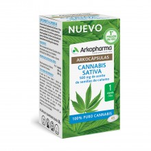 Cannabis Sativa | Arkocápsulas | Arkopharma  | 45 cápsulas| propiedades antiinflamatorias