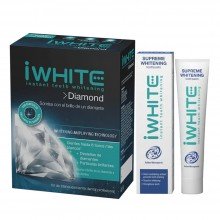 iWHITE Diamond Kit Blanqueamiento + Regalo iWhite Pasta Dental Blanqueador Supremo | 10 moldes | Brillo de Diamante