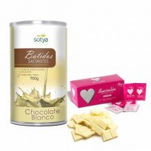 Batidos Saciantes Sotya - Sabor Chocolate Blanco + Caja Sucralín - Azúcar de Caña 0% Calorías
